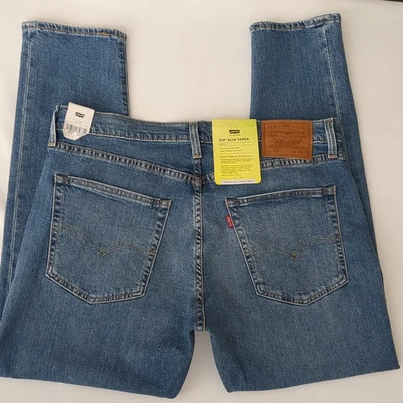 Levi's Premium 512 Slim Taper Stretch Jean Sz 36